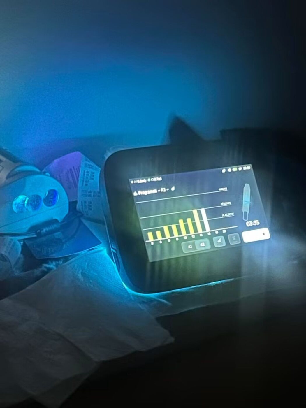 BEMER program kijelző